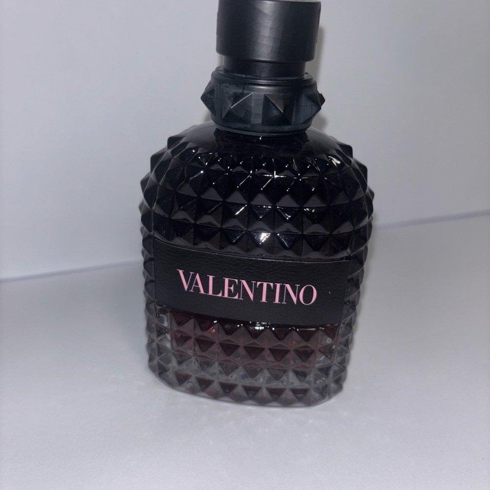 Valentino Uomo Black and Pink Perfume Box